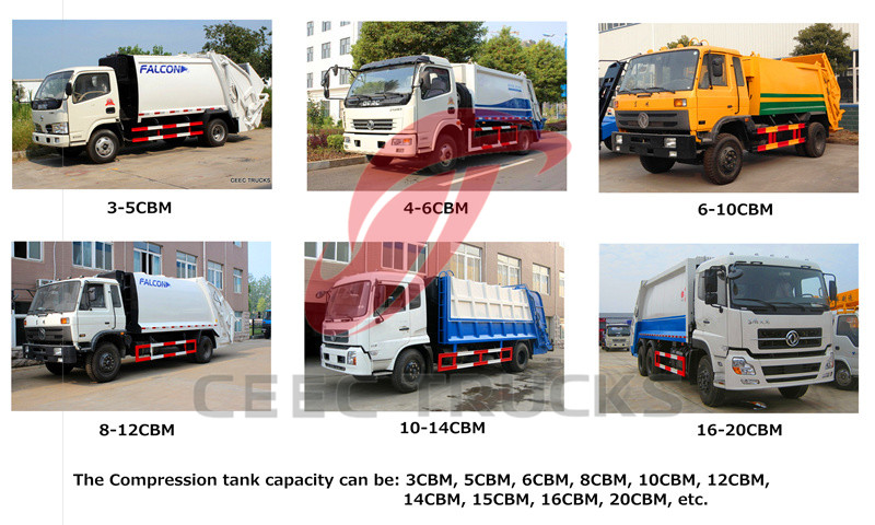 Garbage compactor truck Garbage compactor truck
