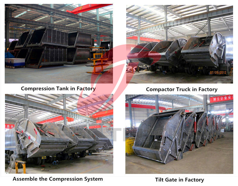 Garbage compactor truck workshop Garbage compactor truck workshop