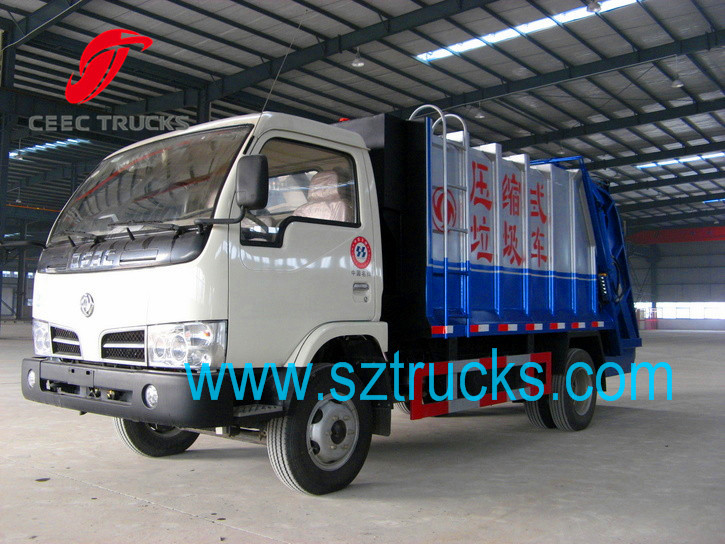 3CBM Garbage compactor truck