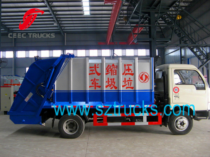 3CBM Garbage compactor truck