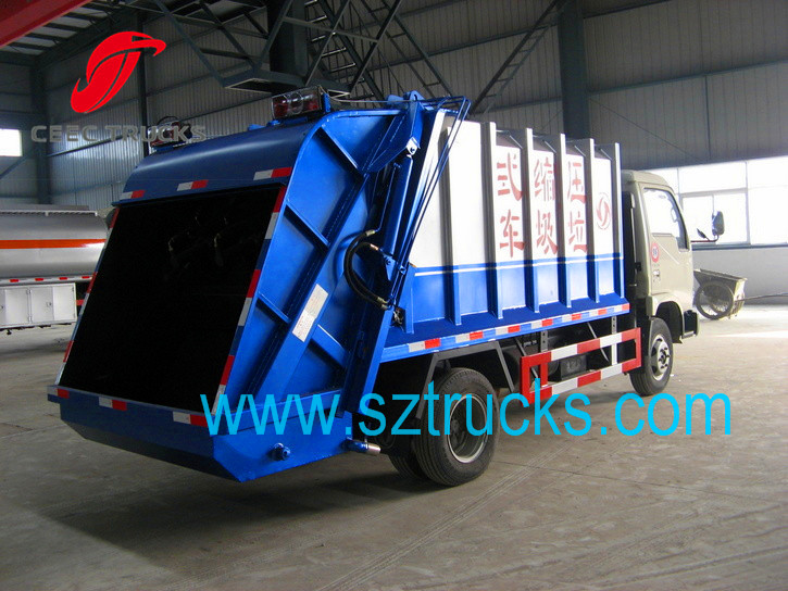 3CBM Garbage compactor truck