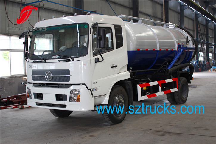 10-14CBM vacuum sewage suction truck