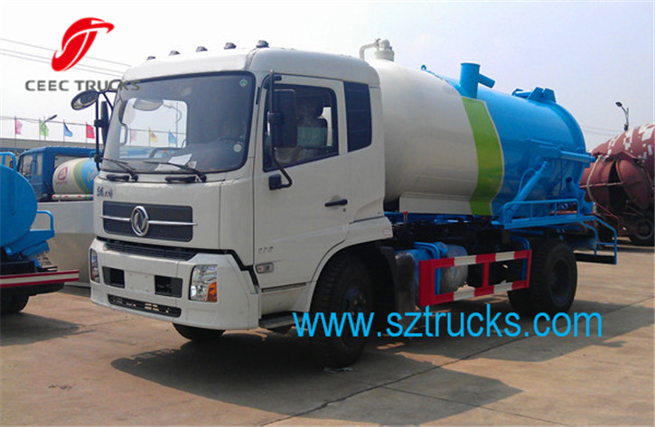 10-14CBM vacuum sewage suction truck