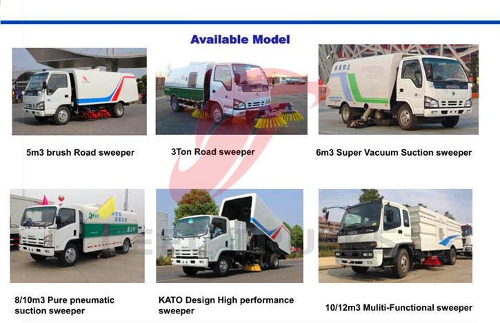 CEEC road sweeper truck