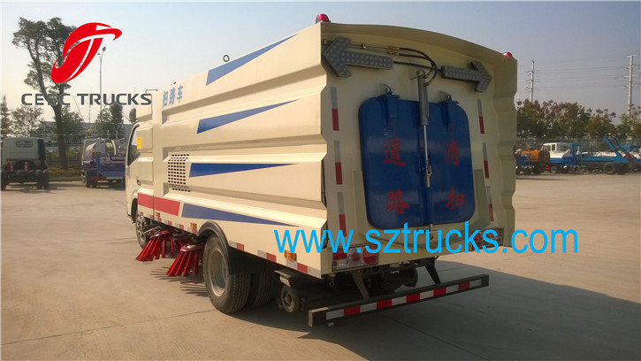 4CBM road sweeper truck
