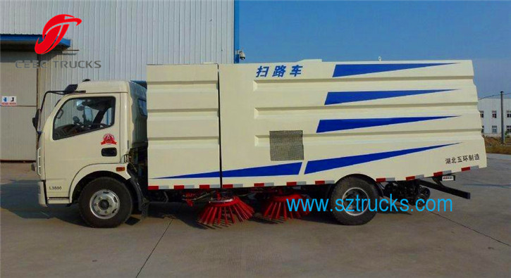 6CBM road sweeper truck