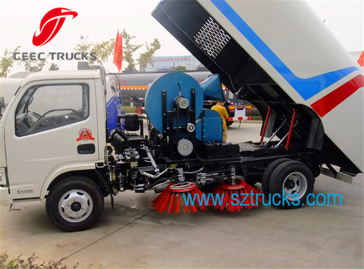 6CBM road sweeper truck