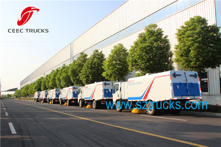 7-8CBM road sweeper truck