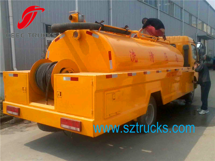 6CBM Combined sution jetting truck