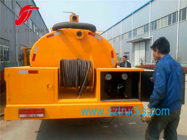 6CBM Combined sution jetting truck