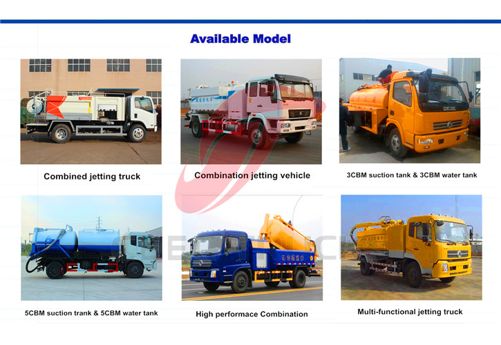  CEEC Combined sution jetting truck