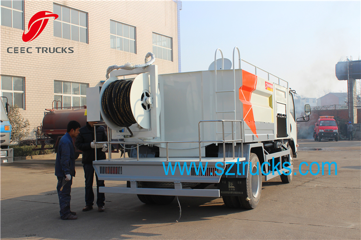 7-8CBM High Pressure Jetting Truck