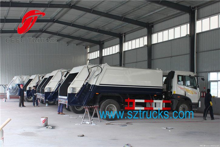 CEEC 6-8CBM garbage compactor truck