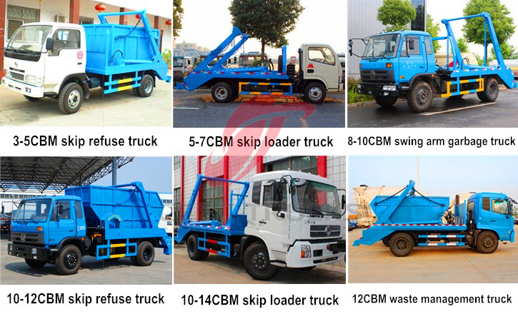 CEEC swing arm garbage truck
