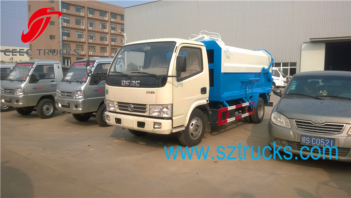 4-6CBM self loading garbage truck