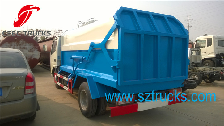 4-6CBM self loading garbage truck