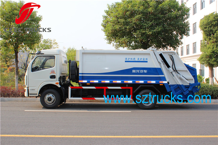 6CBM Garbage compactor truck