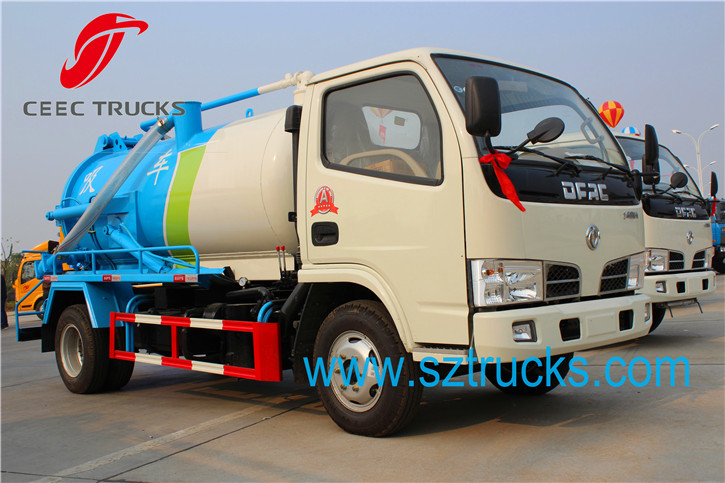 4CBM Cesspit Emptier Truck