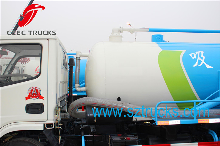 4CBM Cesspit Emptier Truck