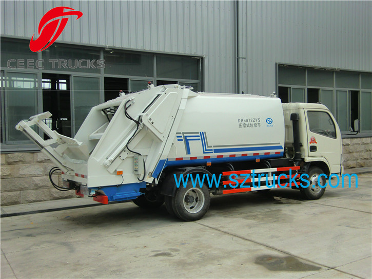 Best 6CBM garbage compactor truck