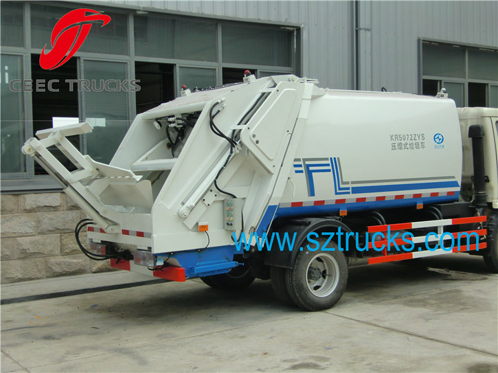 Best 6CBM garbage compactor truck