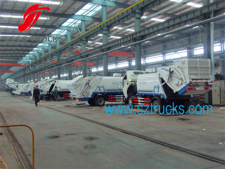 Best 6CBM garbage compactor truck