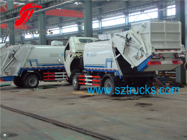 Best 6CBM garbage compactor truck