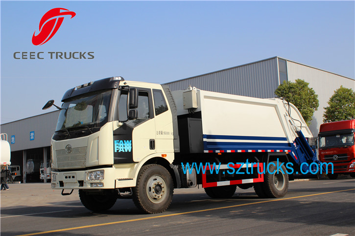 10CBM FAW Refuse Compactor Truck