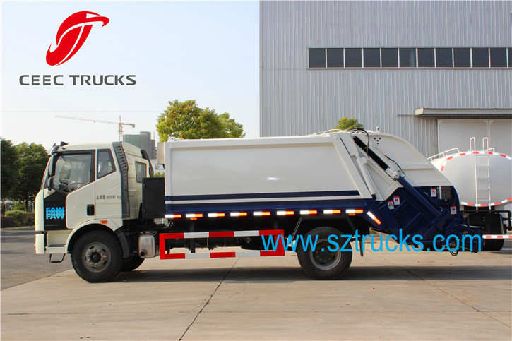 10CBM FAW Refuse Compactor Truck