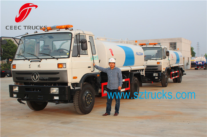 12CBM water tanker truck export to Ethiopia