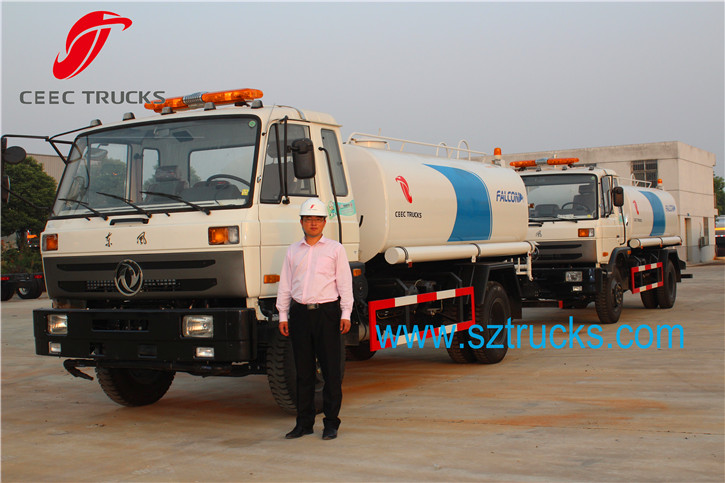 12CBM water tanker truck export to Ethiopia