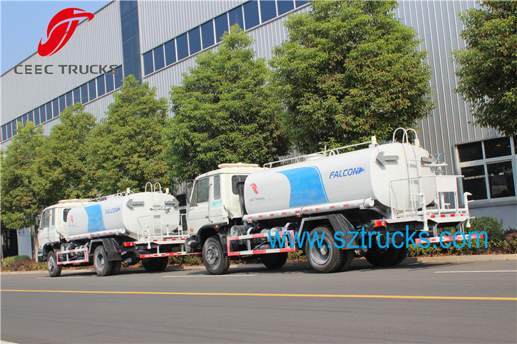 12CBM water tanker truck export to Ethiopia