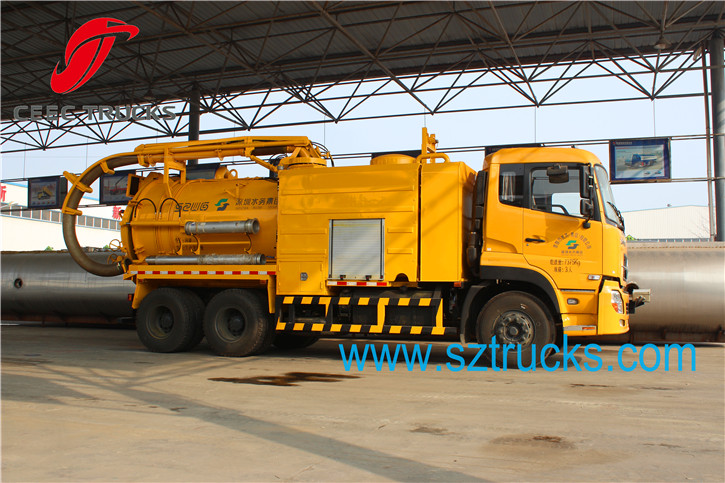 7+5CBM Combined Suction Jetting Truck
