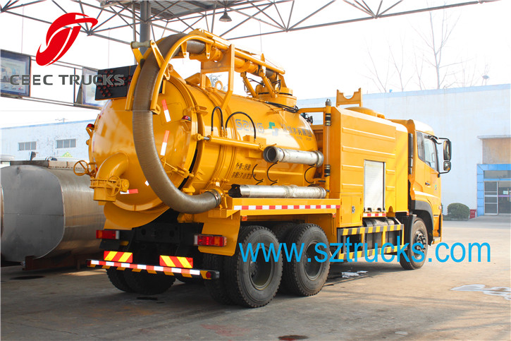7+5CBM Combined Suction Jetting Truck