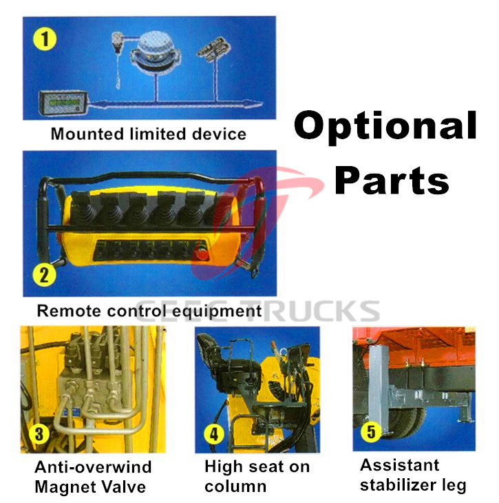 Truck Monted Crane Optional Parts