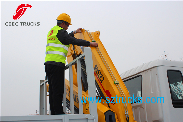 best 5 Ton Knuckle Trucks mounted Crane