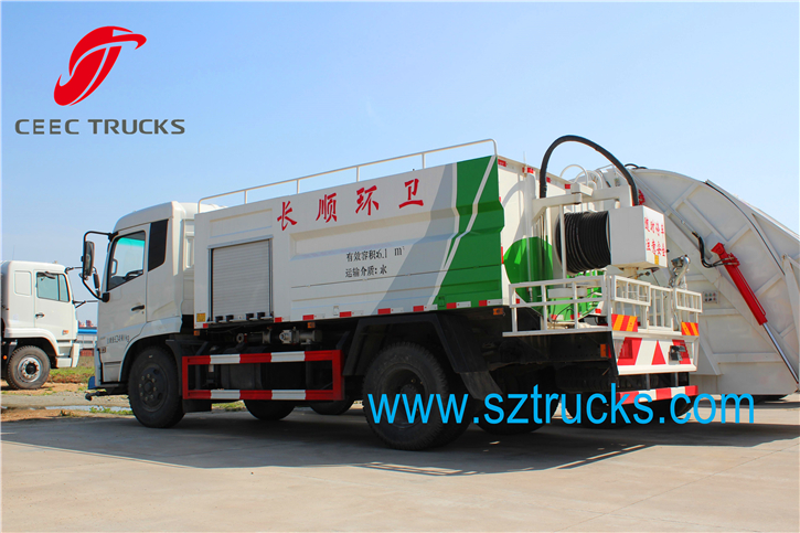 7CBM high pressure jetting truck for city sanitation