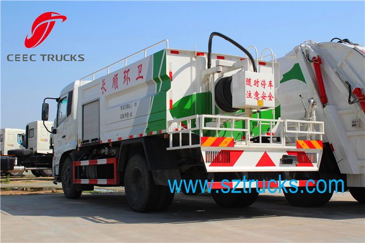 7CBM high pressure jetting truck for city sanitation