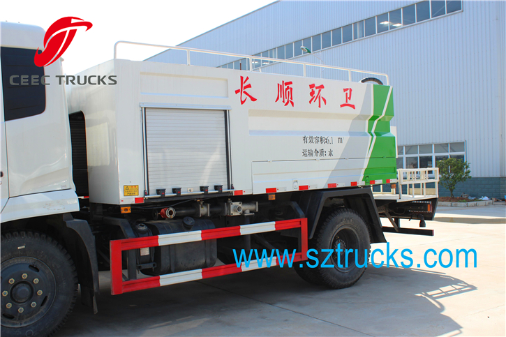 7CBM high pressure jetting truck for city sanitation
