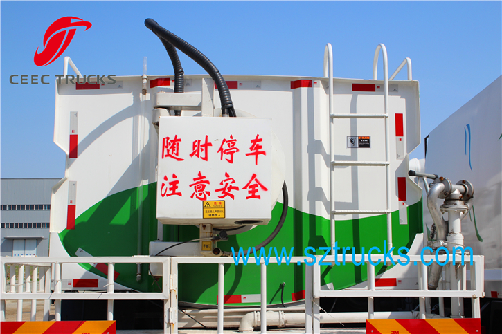 7CBM high pressure jetting truck for city sanitation