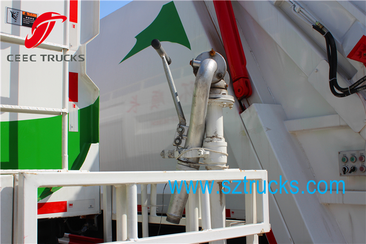 7CBM high pressure jetting truck for city sanitation