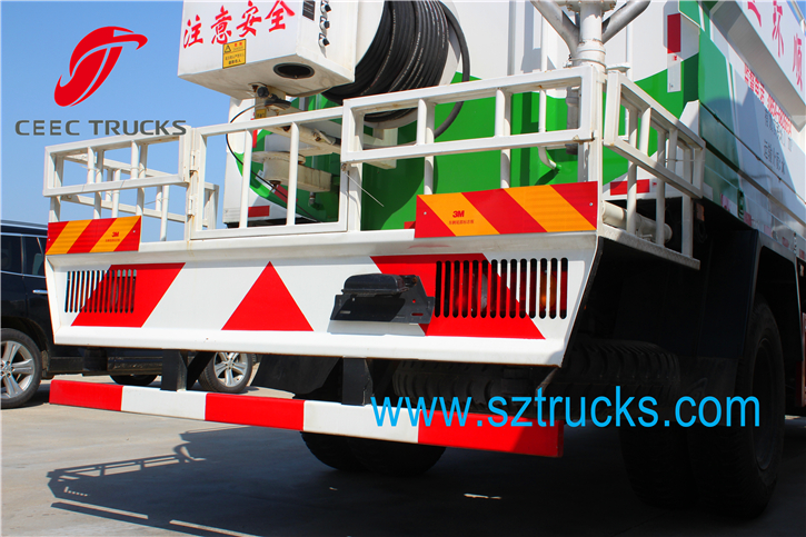 7CBM high pressure jetting truck for city sanitation