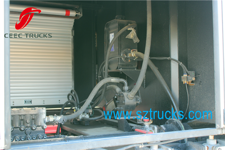 7CBM high pressure jetting truck for city sanitation