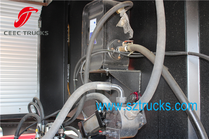 7CBM high pressure jetting truck for city sanitation