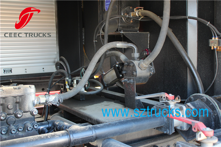 7CBM high pressure jetting truck for city sanitation