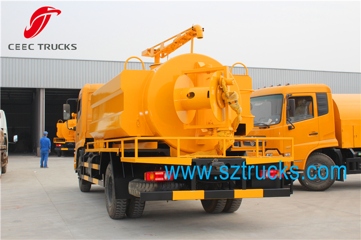 Best multifunctional high pressure jetting & fecal suction truck