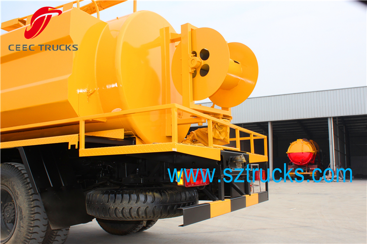 Best multifunctional high pressure jetting & fecal suction truck