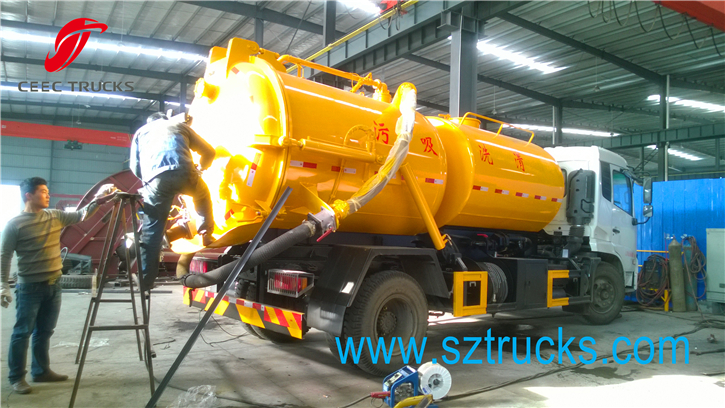 Top design combined jetting truck hot sale