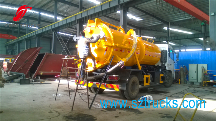 Top design combined jetting truck hot sale