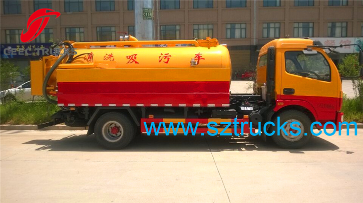 high pressure jetting vacuum suction truck
